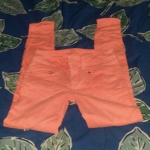 American Eagle Coral Super Stretch Jegging Jeans